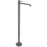 Herzbach Deep Grey Fertigmontageset 23.203810.1.06 Waschtisch-Standarmatur, bodenstehend, grau matt