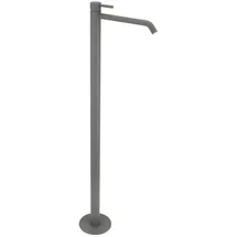 Herzbach Deep Grey Fertigmontageset 23.203810.1.06 Waschtisch-Standarmatur, bodenstehend, grau matt