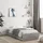 vidaXL Bettgestell 90 x 190 cm Grau