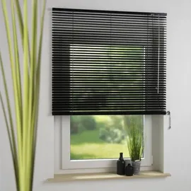 LIEDECO Aluminium-Jalousie 90 x 220 cm schwarz