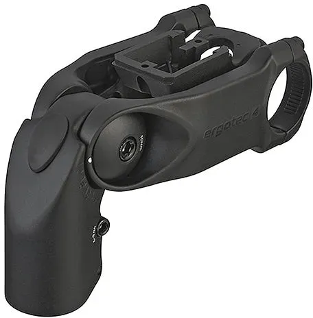 ergotec Ahead-Vorbau Octopus-BK 300/500 110 mm schwarz sand. 31,8 mm 1 1/8 -0°-...
