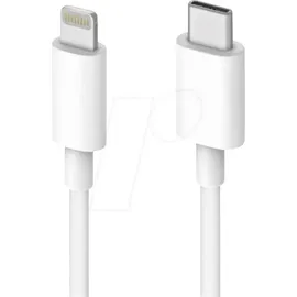 EFB USB-C auf Lightning 1 m Weiß