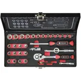 TOOLCRAFT Steckschlüsselsatz metrisch 1/4" 36-tlg.