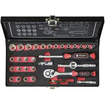 TOOLCRAFT Steckschlüsselsatz metrisch 1/4" 36-tlg.