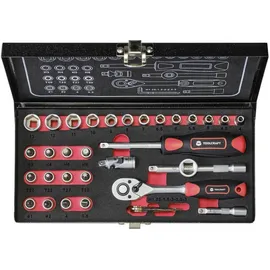 TOOLCRAFT Steckschlüsselsatz metrisch 1/4" 36-tlg.