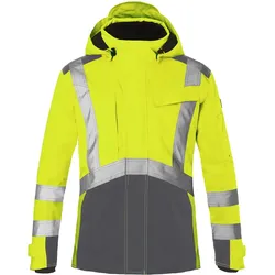 Warnschutz Winterjacke "REFLECTIQ" - 4XL - gelb/anthrazit