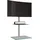 VCM Alani TV-Rack 60x100x45 cm Silber/Glas