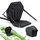 Vevor 1 x Kajaksitz 31 mm Dicke, Gepolsterter Sitz für Paddleboard, Bootssitz mit Rückenlehne & Aufbewahrungstasche & Verstellbaren Gurten & Sechseckigem Sitzkissen für SUP Kanu Angelboot