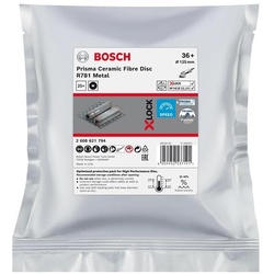Bosch Fiberscheibe X-LOCK Prisma Ceramic R781 Metall 125mm G36 K36 25er VE