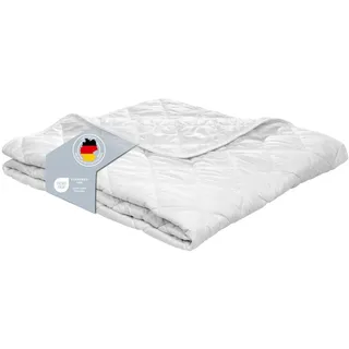 tb furniture gmbh Ultra leichte Bettdecke | 140 x 200 cm | sehr dünne Sommerdecke | XDREAM Pure - Weiß