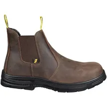 Safety Jogger Sicherheits und Arbeitsstiefel Herren und Damen - JACKMAN - Sicherheitsstiefel, Schutzstiefel EU 36, Braun - 36 EU