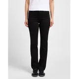 LEE Marion Straight Jeans Black Rinse 33 33