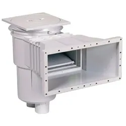 Oberflächenabsauger Breitmaul  - Skimmer Pool Typ 17,5 aus ABS für Betonbecken - 435 mm