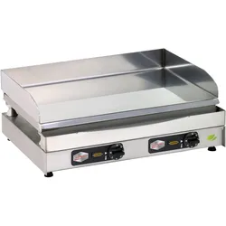 Neumärker® Chromstahlbräter Medium | Elektrische Griddleplatte | Grillfläche 600x400 mm