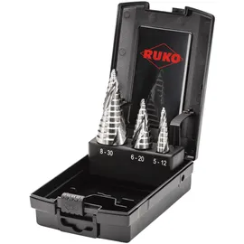 Ruko ULTIMATECUT Stufenbohrer-Satz HSS 3-tlg.