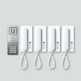 Siedle 210008741-00 SET CA 812-4 E/W Comp. Edelst./ws 4WE ...
