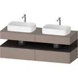 Duravit Waschtischunterschrank wandhängend „Qatego“ 160 × 60 × 55 cm
