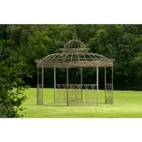 CLP - Luxus Pavillon Romantik rund 350 cm bronze