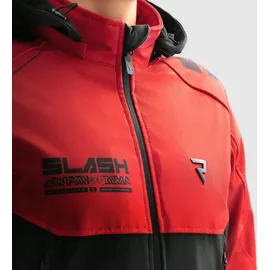 Rebelhorn Slash Softshell Motorradjacke Schwarz/Rot L