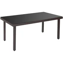 MCW Chieti Gartentisch 160 x 90 x 74 cm braun