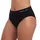 Bamboo basics Damen Slips, 3er Pack - BELLE seamless full briefs, Jersey, Logo Schwarz M