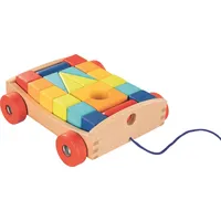 GoKi Ziehwagen mit 20 Bausteinen
