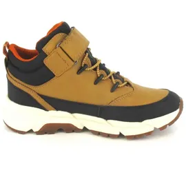 GEOX FLEXYPER Plus Boy Ankle Boot, DK Yellow/Black, 33