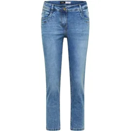 Cecil Slim-Fit Jeans Scarlett blau 32/26