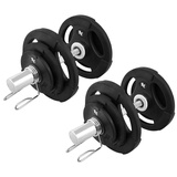 Bad Company Oly. Gummi-Gripper Kurzhantel-Set 45Kg (2x22,5) Hantelscheiben