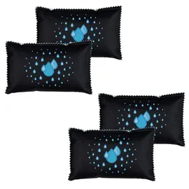 Wenko Auto-Entfeuchter mit Indikator, 4er-Set - schwarz