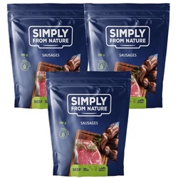 SIMPLY FROM NATURE Sausages with beef Würste mit Rind 3 x 300 g