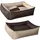 BedDog Hundesofa MAX Quattro 150 x 110 cm beige-braun