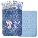 BrandMac Stitch und Angel Babybettwäsche 100x135 + Kissenbezug 40x60 Baumwolle
