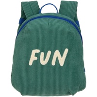 Lässig Kleiner Kinderrucksack für Kita Kindertasche Krippenrucksack mit Brustgurt, 20 x 9.5 x 24 cm, 3,5 L/Tiny Backpack Cord Little Fun ocean green