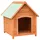 vidaXL Hundehütte Kiefernholz & Tannenholz Massiv 72x85x82 cm