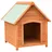 vidaXL Hundehütte Kiefernholz & Tannenholz Massiv 72x85x82 cm
