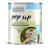 Pep up Outdoor-Farbe für Möbel & Spielgeräte 1 l weiss