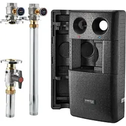 Oventrop Regumat Kessel-Anbindesystem 1358540 DN 50, ohne Pumpe, mit universeller Wärmedämmung