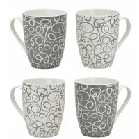 Spetebo Kaffeetasse 0,3 l Weiß 4 St.