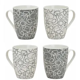 Spetebo Kaffeetasse 0,3 l Weiß 4 St.