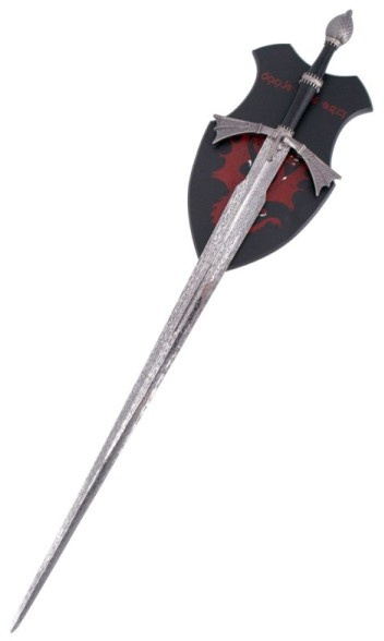 Schwert von Daemon Targaryen mit Holz Display
