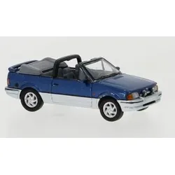 PCX87 0157 1:87 Ford Escort IV Cabriolet metallic blau, silber, 1986,