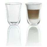 De'Longhi DELONGHI Thermoglas 2erSet DLSC312 Latte Macchiato Gläser Transparent