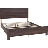 MCW Doppelbett P44 160 x 200 cm MDF Walnuss Walnuss-Optik