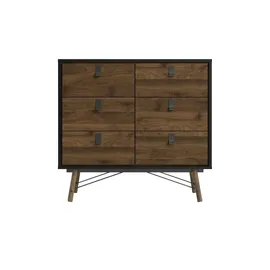 CaliCosy Kommode Ripley 102 x 95 x 40 cm Holzfarben