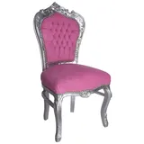 Esszimmerstuhl Barock Stuhl Rosa Barocksessel Armlehnstuhl Salonstuhl Antik