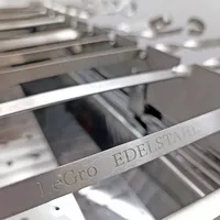 olymp handels gmbh Drehspieß 40 x 40 cm Edelstahl Silber