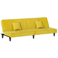 VidaXL Schlafsofa Gelb Samt