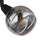 Trango 3-flg. 1010-35SD Schwarz-Optik schwenkbar *WOW* inkl. 3x 3-Stufen dimmbar LED-Leuchtmittel 3000K warmweiß Deckenlampe mit Design rauchigen Glasschirmen Wohnzimmer Deckenstrahler