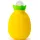 EWANTO Mini Ananas Silikon Wärmflasche 200 ml Handwärmer für Erwachsene und Kinder Gelb